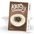 Keto Chow Hearty Beef - Keto Soup Base Powder - Nutritionally Complete - Low Carb - Protein Rich - You Choose The Fat - Single Meal