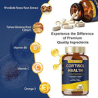 Totaria Cortisol Supplement with Ashwagandha,Magnesium,Rhodiola Rosea,L Theanine,Hormone Balance for Women 120 Vegan Capsules (Pack of 1)