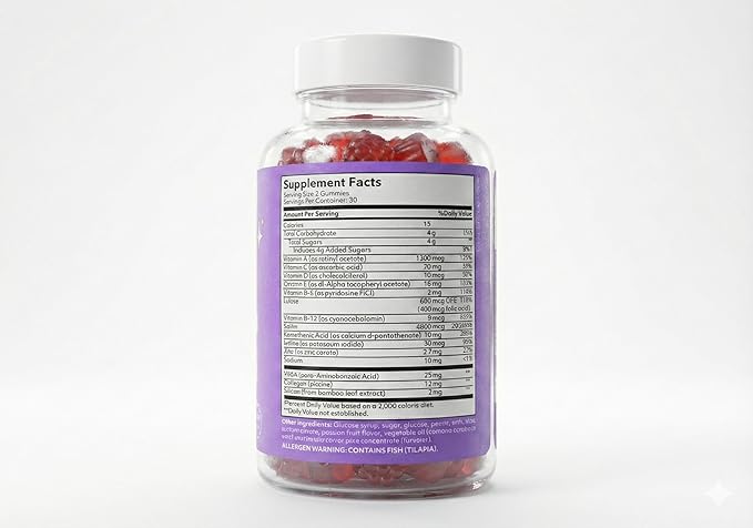 Hunny Bunny Hair Skin and Nails Gummies - Boosted Vegan biotin Vitamins for Women & Men Supports Faster Hair Growth, Stronger Nails, Healthy Skin, Extra Strength Boosted with Collagen, Made in USA
