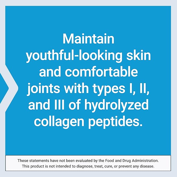 Life Extension Collagen Peptides for Skin & Joints, Collagen Types I, II & III in an Easy-Mix Powder, Gluten Free, Non-GMO, net Weight 343 Grams