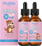 Premium Liquid Collagen for Dogs - Skin & Coat Supplement with Hyaluronic Acid & Biotin, Supports Joint Health, Mobility & Hydration for All Dogs, Bacon Flavor - 2 fl oz (2)