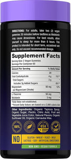 Carlyle Sleep Gummies with Melatonin and Magnesium | 120 Count | Blueberry Pomegranate Flavor | Support Complex with L-Theanine | Vegan, Non-GMO, Gluten Free