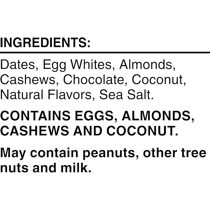 RXBAR Protein Bars, Protein Snack, Snack Bars, Coconut Chocolate, 22oz Box (12 Count)