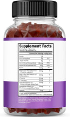 Night Time Fat Burner Gummies (60 Count) Weight Loss & Metabolism - Sugar-Free - Delicious Raspberry Flavored Melatonin Supplement Gummies - Vegan Safe - Third Party Tested - Made in USA