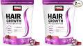 Force Factor Hair Growth Accelerator Soft Chews, Hair Growth Vitamins for Women and Men with Clinically Studied Lustriva and Biotin, Promotes Thicker, Fuller, Stronger Hair, Mixed Berry, 60 Soft Chews