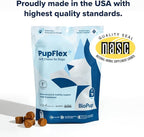 PupFlex+ Hip and Joint Supplement Dogs, Vet Created Soft Chews w/UC-II® Collagen, CurcuVET® & Omega 3 - UC-II Collagen More Effective Than Glucosamine Chondroitin, Dog Joint Supplement (60 ct)