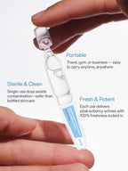 WNP Hyaluronic Acid Serum 3% for Face with 4D Multi-Layer Hydration | Ultra Hydrating Anti-Aging Serum | Moisturizer for Dry & Sensitive Skin | Pre-Makeup Skincare | Single-Use Vials 10PCS