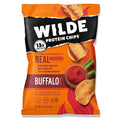 WILDE Buffalo Protein Chips, Thin and Crispy, High Protein, Keto Friendly, Made with Real Ingredients, 1.34oz Bags (Pack of 8)