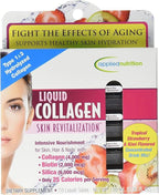 Lumintrail Liquid Collagen Skin Revitalization Dietary Supplements 10 Liquid Tubes with Pill Case