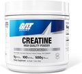 GAT SPORT Creatine Monohydrate 500 Gram Powder, Strength, Brain Health, Anti-oxidant, Endurance, for Men & Women, Unflavored, 100 Servings