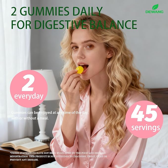 DEWANG Premium Feminine Balance Gummies for Women’s - Immune Support& PH Balance - Vegan, Gluten-Free - Grapes Flavor, 90 Count 45 Servings (Pineapple)