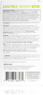 Zantrex SkinnyStix Electric Lime GLP-1 Support Drink Mix, Energy & Metabolic Support Powder, Appetite Control, 30 Single-Serving Packets