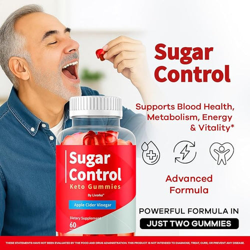 (2 Pack) SugarControl Keto Gummies - Official SugarControl Advanced Apple Cider Vinegar Gummys All Natural Supplement Support, 120 Gummies for 2 Months