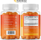 Pumpkin Seed Oil Gummies for Bladder and Urinary Tract Support - 200mg Pumpkin Seed Extract Per Serving - Vegan, Non-GMO, Gluten-Free - Sugar Free Pumpkin Seed Gummies - Orange Flavor, 30 Servings