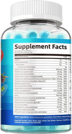 Migcopat 2-Pack Multivitamin for Men, Mens Multivitamins Gummies w/Omega-3, Probiotics, Inositol, Folate, Male Support Blend, Vitamins A, C, D, E, B - Support Heart, Brain, Muscle, Energy, Sugar-Free