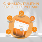Thrive Protein Shake | 16 Packets (35g Each) | Gluten-Free, Pea Protein Blend, Probiotics, Fiber & Digestive Enzymes | Supports Lean Muscle (16 Packets (Single Servings), Cinnamon Pumpkin Spice)