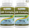 Best Naturals DIM Complex 100 mg 120 Capsules (120 Count (Pack of 2))