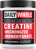 5000mg Creatine Monohydrate Micronized Powder, Pure Unflavored Micronized Creatine Monohydrate 300g (60 Servings) Nutritional Supplements for Men & Women Sugar-Free,Vegan, Non-GMO with Scoop