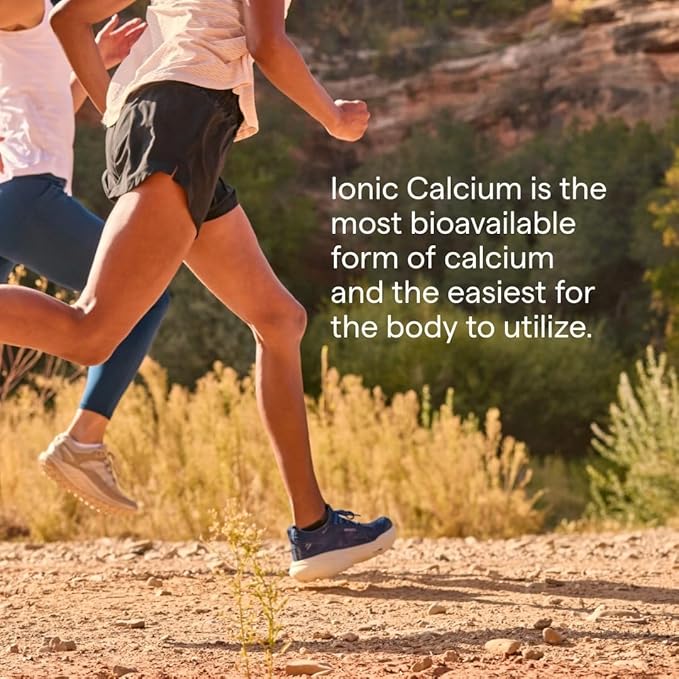 Trace Minerals Ionic Calcium - Liquid Ionic Calcium for Strong Bones - Healthy Nerves, Teeth & Muscle Function - Mineral Supplement - Vegan & Gluten-Free - 2 fl oz (48 Servings)