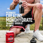 BSN Micronized Creatine Monohydrate Powder, Unflavored Creatine Powder, Micronized, Supports Muscle Building, Supports Muscle Strength, Gym Supplement, 5g per Serving, 5000mg per Servings, 60 Servings
