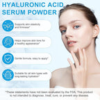 Hyaluronic Acid Powder for Face - High Purity, Water-Soluble Hydrating Powder for DIY Serum, Moisturizer, Skin Care Routine - Deep Moisture, Fine Lines, Anti-Aging Support 120G