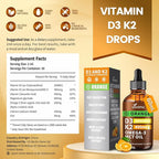 VivoNu Vitamin D3 K2 10000 IU with MK7-300 Virgin Coconut Oil Softgels, 2 in 1 Vitamins D & K Complex | Vitamina D3 con K2 ((2 Bottle))