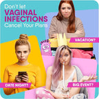 Lagicam 3 Day Yeast Infection Treatment for Women, Start Working on The 1st Day, Miconazole Nitrate, Antifungal Vaginal Cream for Itching and Irritation, 3 Disposable Applicators & Cream (Pack of 3)