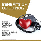 Qunol Ubiquinol CoQ10 100mg Softgels, Ubiquinol - Active Form of Coenzyme Q10, Antioxidant for Heart Health, Healthy Blood Pressure Levels, Beneficial to Statin Users, 60 Count