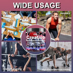 Creatine Monohydrate Gummies Complex 8000mg for Men and Women, Containing L-carnitine & Taurine, Build Muscle, Boost Energy, Faster Recovery, Sugar Free & Vegan, Raspberry & Blackberry, 120 Count