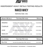 NAKED Whey 1Lb - Only 1 Ingredient, Grass Fed Whey Protein Powder, NSF Certified, Undenatured, No Gmos, No Soy, Gluten Free, Stimulate Growth, Enhance Recovery - 15 Servings