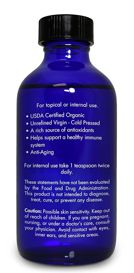 Organic, Black Seed Oil, Cold Pressed, for Hair, Face, Immune Support– 100% Pure, Black Seed Oil, by Zongle Therapeutics, 4 OZ