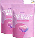 Cysterhood Support Gummies, Women's Gummies with Inositol, Zinc, Vitamin D3 & Vitamin B12, Supports Healthy Energy Levels, Vegan & NO GMO, 60 Gummies (2pcs)