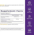 NewRhythm Akkermansia Muciniphila for Women & Men 200B TFU, Naturally Increase GLP-1 Metabolism Booster Gut Lining Repair, Cranberry Blueberry Pomegranate Extracts, Vegan, 60 Caps