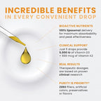 Pure Therapro Rx Vegan D3 + K2 Organic 100% Liposomal 20ml Made in USA | 6 Month Supply | Maximum Absorption Vitamin D3 and Vitamin K2 Supplements for Men and Women, D3 Vitamin 5000 IU