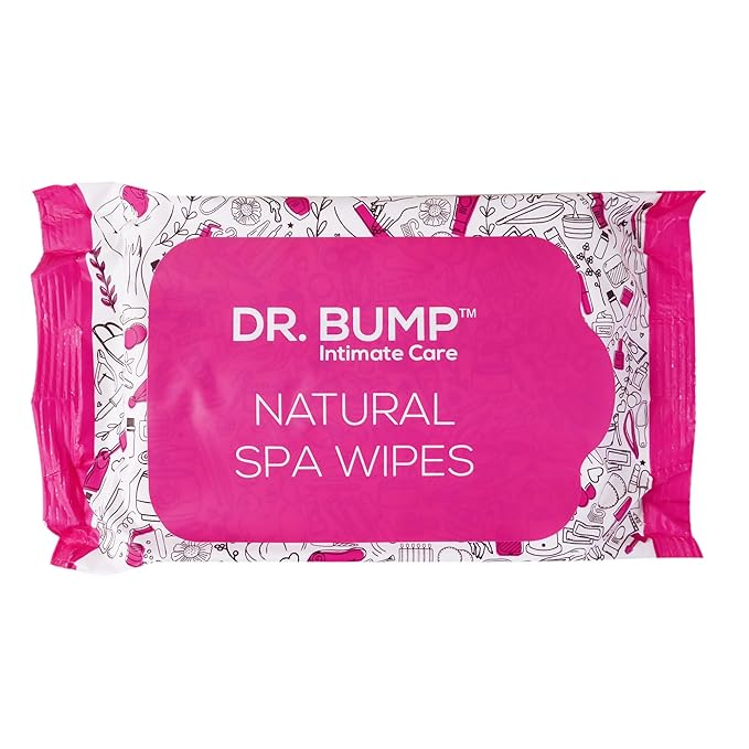 Waxness Dr. Bump Intimate Care Wipes Tea Tree & Manuka Honey 10 pcs - Compostable Bamboo Fiber Spa Cleansing Wipes – Professional Skin Care – Made in New Zealand