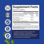 Saw Palmetto for Men with Beta Sitosterol - Saw Palmetto Extract Prostate Support Supplement for Men's Health & Better Bladder Control Plus Restoring Hair Supplement for Hair Health for Men - 60ct