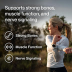 Momentous Calcium with DimaCal Supplement - 250 mg Capsules for Foundational & Bone Health Support - NSF Certified for Sport - Gluten-Free - 60 Servings