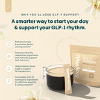Slim Coffee GLP-1 Supplement | GLP 1 Booster to Control Appetite and Cravings | Great Tasting Metabolic Support - Coffee Bean Extract, Green Tea, Yerba Mate (Vanilla)