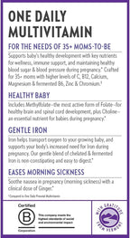 New Chapter Prenatal Vitamins, One Daily Prenatal Multivitamin Enhanced for Age 35+ with Methylfolate + Choline for Healthy Mom & Baby, Gluten Free & Non-GMO- 30 ct