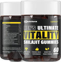 Shilajit Gummies for Men & Women | Shilajit for Men – Shilajit Pure Organic |High Potency|85+ Trace Minerals & Fulvic Acid| Shilajit Supplement | 60 Gummies