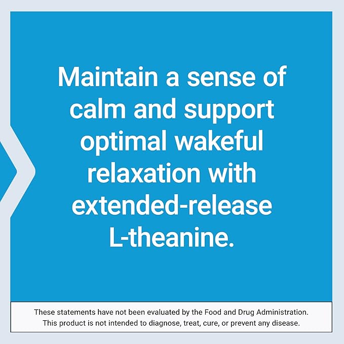 Life Extension Theanine XR™ Stress Relief – L-Theanine – Promotes a Calm Response to Daytime Stress-– Non-GMO,Gluten-Free,Vegetarian-– 30 Tablets,(Pack of 2)