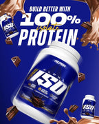 Alpha Supps ISO, Low Carb 100% Whey Protein Isolate Powder, 25 Grams Per Serving, Helps Support Muscle Growth, Low Sugar and Gluten Free (Strawberry Shortcake, 2 lb)