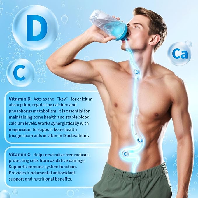 Magnesium Hydrogen Water Tablets, Tablets for Drinking Water - H2 Molecular Tabs | Magnesium* Pills, Electrolytes Hydration Supplement to Support Healthy Aging & Energy Boost (1 Pack)