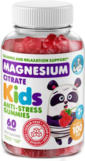 DR. MORITZ Sugar-Free Calm Magnesium Gummies for Kids and Adults - Non-GMO Kids Magnesium Gummies - Raspberry Flavor - 1-Pack (60 Count)