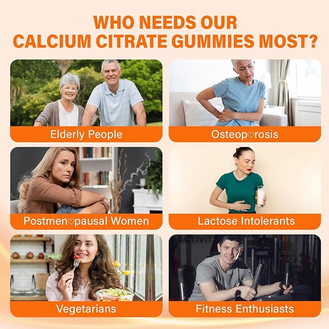 Calcium 1200 mg with Vitamin D3 Supplement for Adults - Calcium Gummies with 5000iu Vitamin D3, K2, B6, B12, Magnesium & Zinc - Calcium Supplement for Women Men - Easy to Digest, Vegan (2 pack)