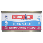Bumble Bee Snack On The Run Rosemary, Garlic, & Sea Salt Tuna Salad with Crackers Kit - Ready to Eat Protein Snack Pack - 8g Protein per Box - Wild Caught MSC Certified Tuna (Pack of 4)
