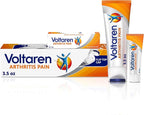 Voltaren Arthritis Pain Gel for Powerful Topical Arthritis Pain Relief with Diclofenac - NEW Easy Open Cap - 100 g Tube And 20 g Travel Size Tube