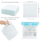 Scrubzz Disposable No Rinse Bathing Wipes - All-in-1 Single Use Shower Wipes, Simply Dampen, Lather, and Dry Without Shampoo or Rinsing (Lavender, 8-Pack)