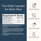 The 'Pause Life Sleep Supplement, Non Habit Forming Nighttime Blend of Magnesium, MicroActive Melatonin, & L Theanine, Sleep & Relaxation Support for Men & Women, Gluten Free, 60 Capsules, 30 Servings
