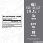 RYSE Creatine Monohydrate Powder - Unflavored - Supports Men & Women Lean Muscle Growth, Strength, Power, and Endurance - Helps Reduce Fatigue and Improve Workout Recovery - 100 Servings.